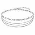 Multi Row Crystal Chain Anklet Ankle Bracelet