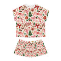 Merry Mama Christmas Coquette Seamless Pattern