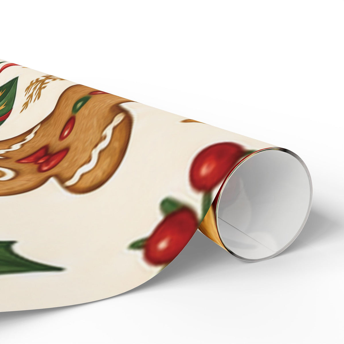 Christmas Pattern Wrapping Paper — Gingerbread, Ornaments & Holiday Gifts