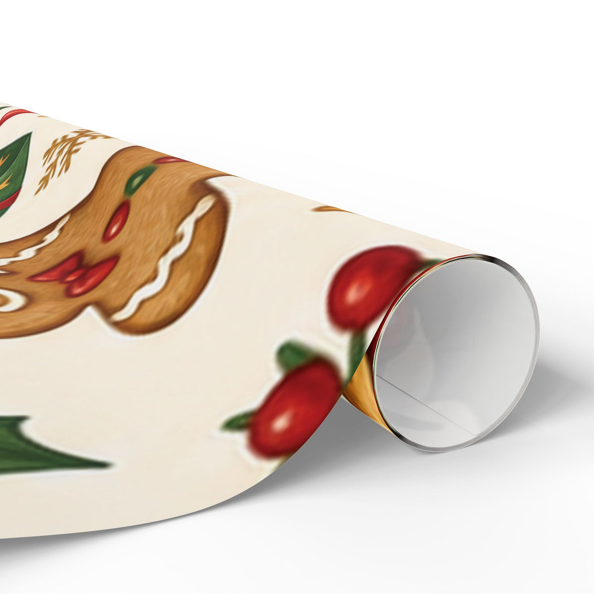Christmas Pattern Wrapping Paper — Gingerbread, Ornaments & Holiday Gifts