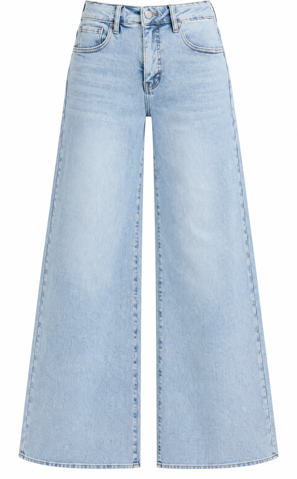 The High-Rise Palazzo Denim Edit