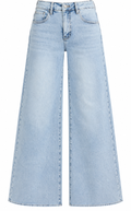 The High-Rise Palazzo Denim Edit