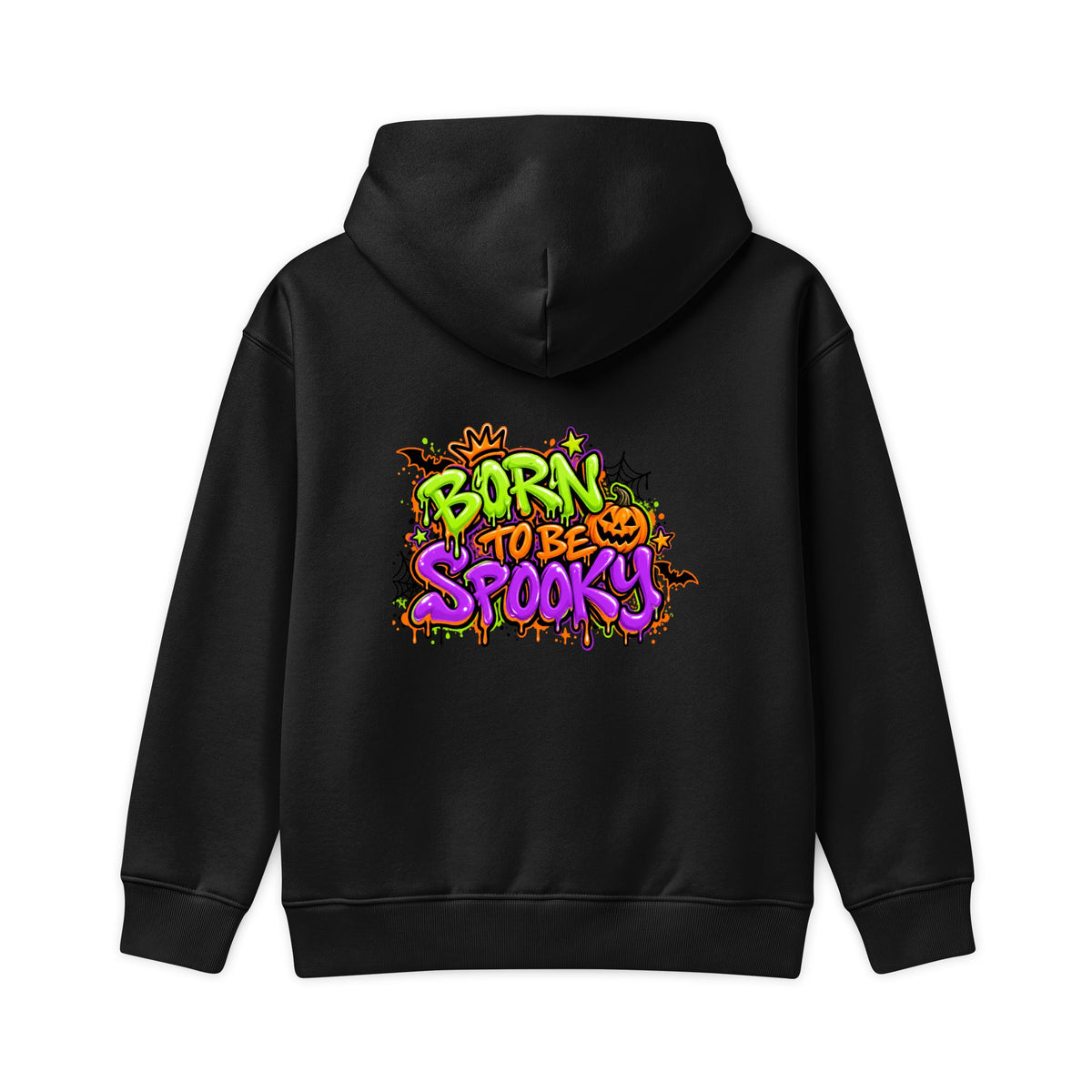 Born to Be Spooky Kids Hoodie — Cool Ghoul Halloween Graphic