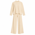 Cozy Luxe Ribbed Wide-Leg Lounge Set