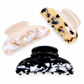 Marble Luxe Hair Claw Clip