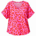 The Wild Love Leopard V-Neck Top