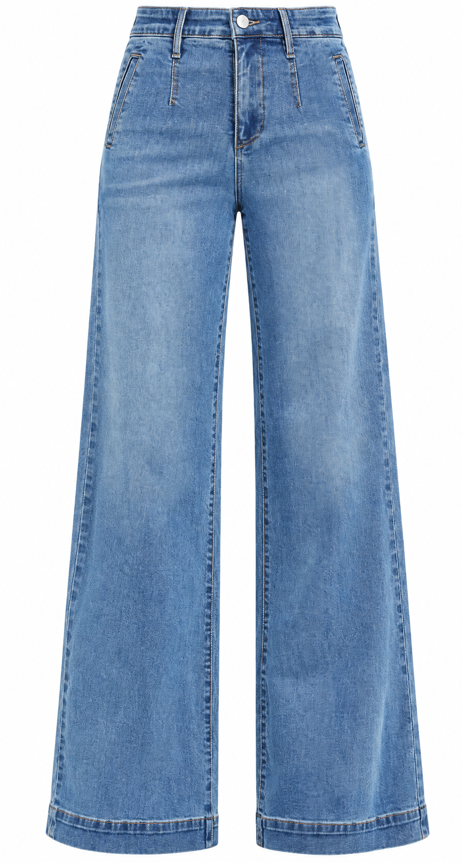 The Sculpted High-Rise Wide-Leg Jeans