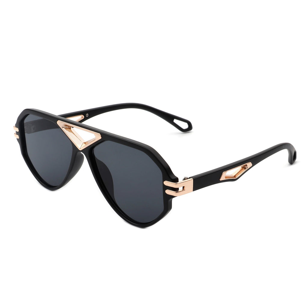 Geometric Aviator Shades