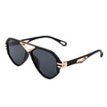 Geometric Aviator Shades