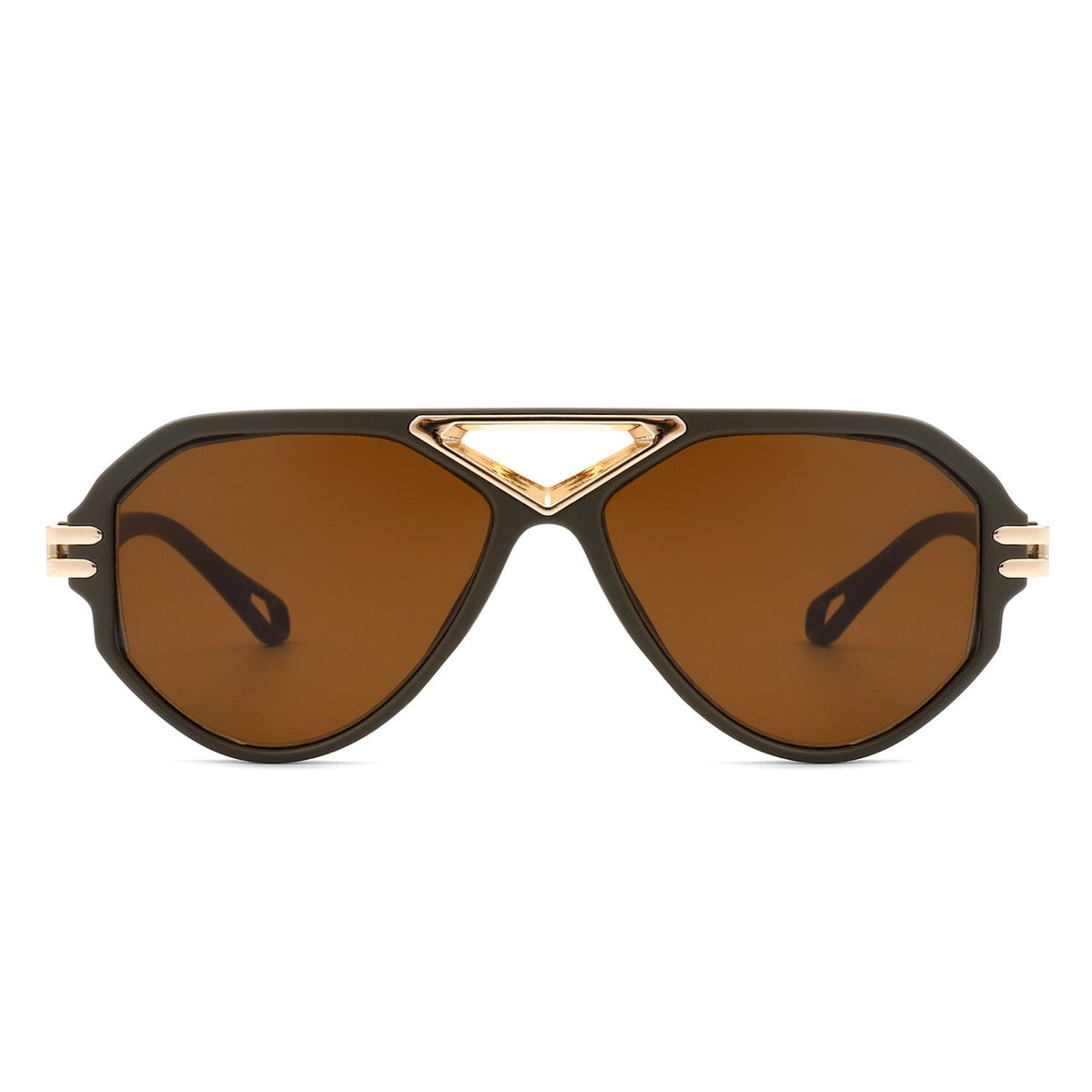 Geometric Aviator Shades