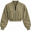City Cool Cropped Bomber Jacket