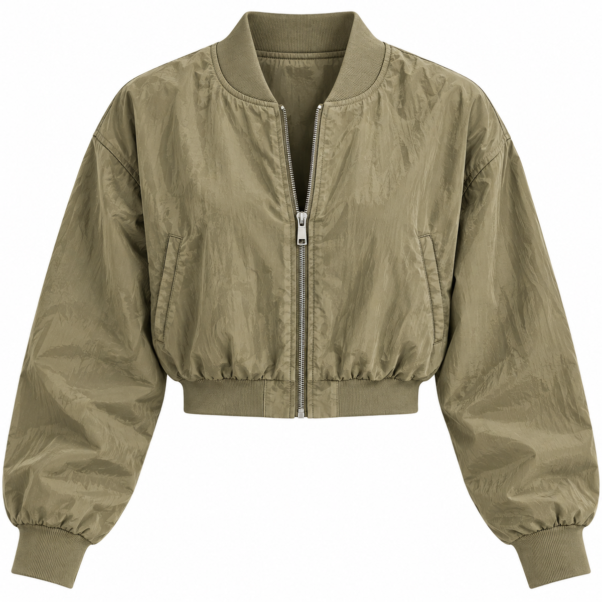 City Cool Cropped Bomber Jacket