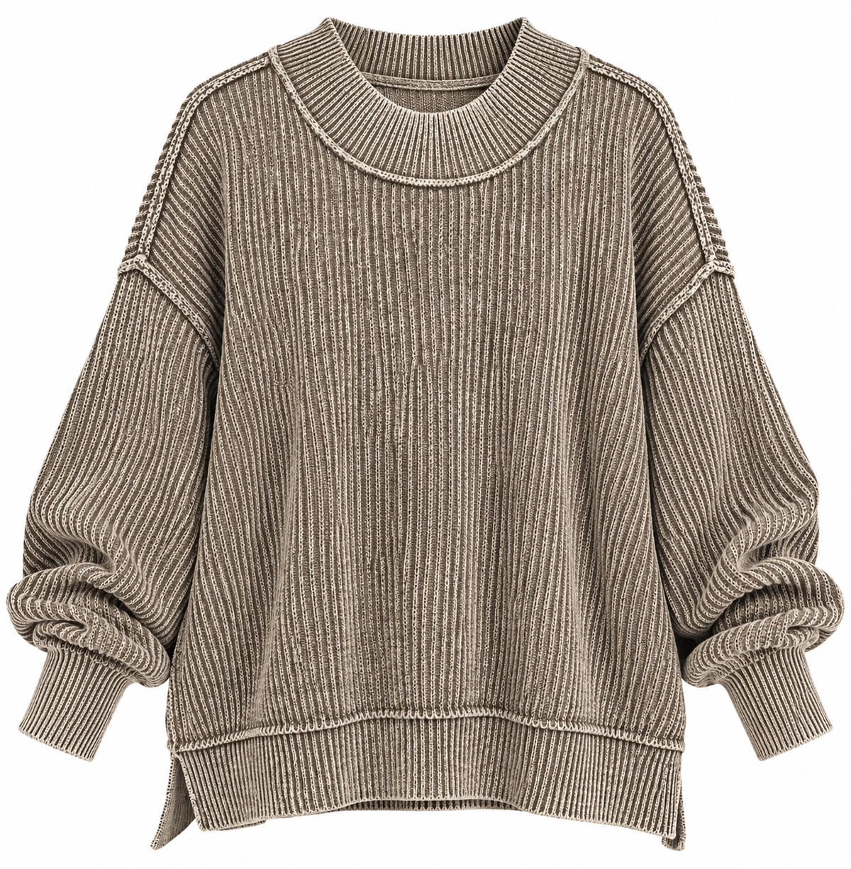 Cozy Downtown Ribbed Oversized Sweater