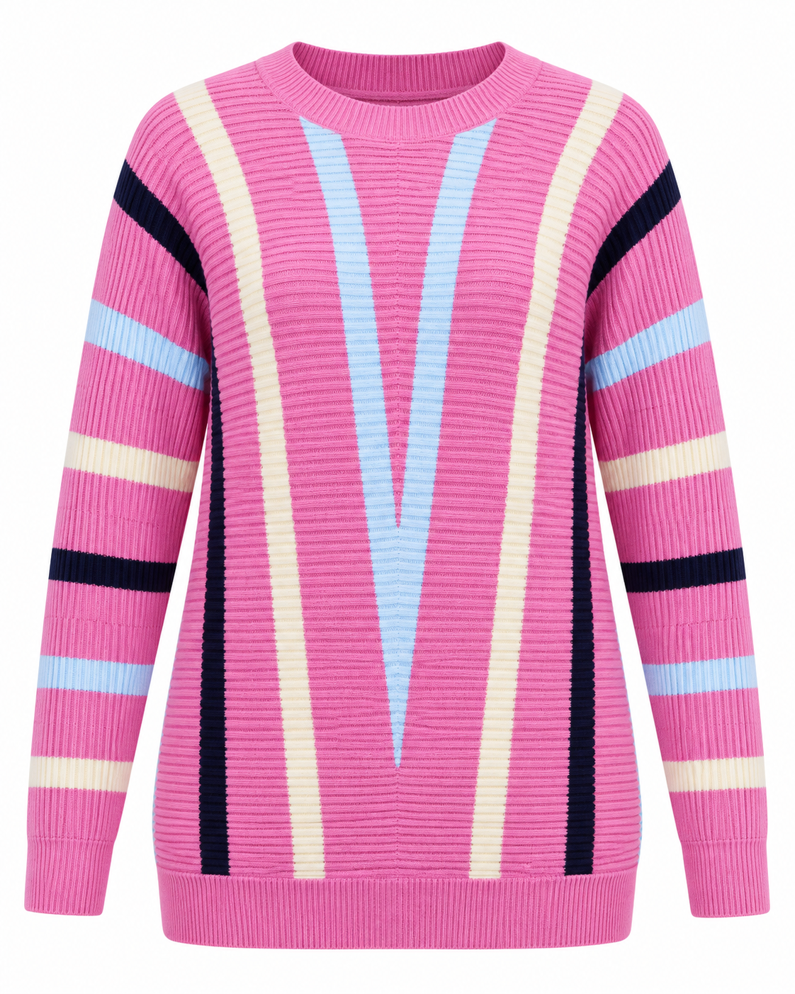 Sweet Pop Striped Knit Sweater