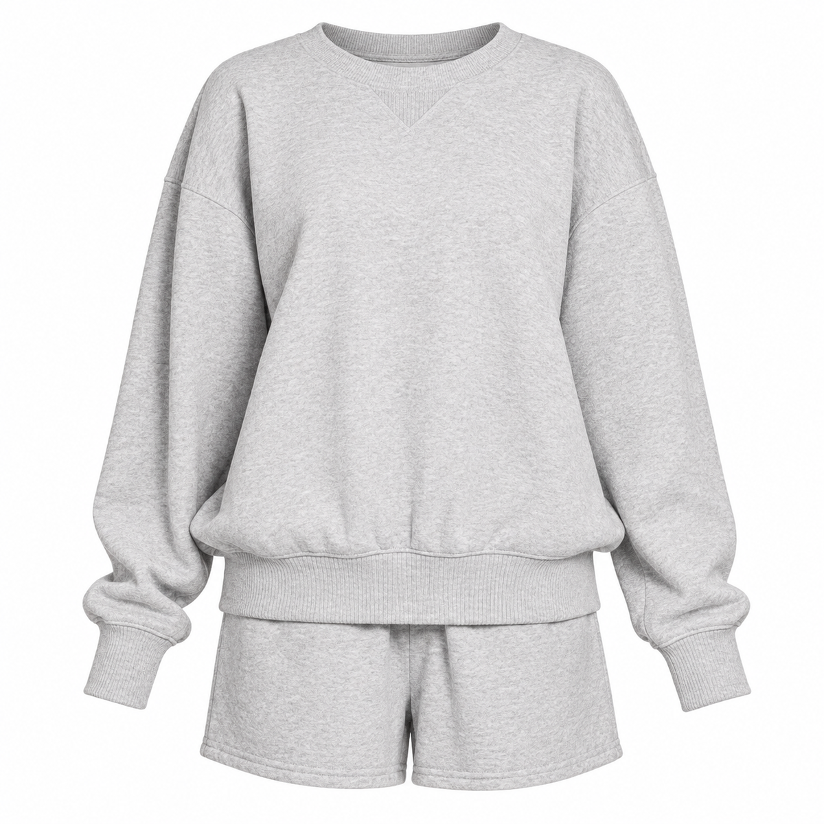 Cloud Nine Oversized Sweatshirt & Shorts Lounge Set