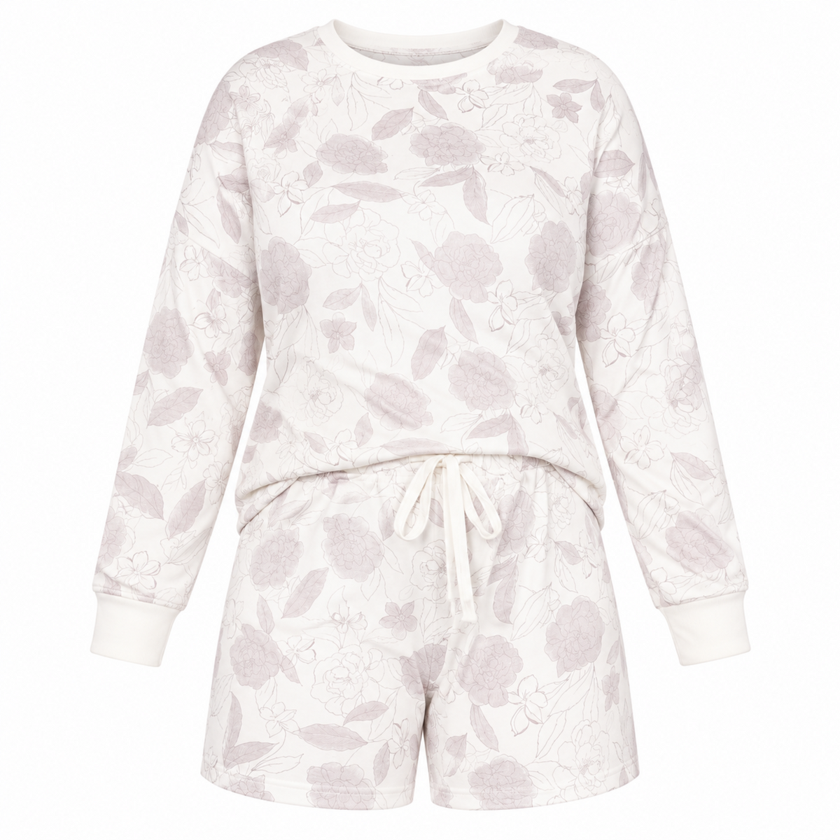 Soft Bloom Floral Lounge Set